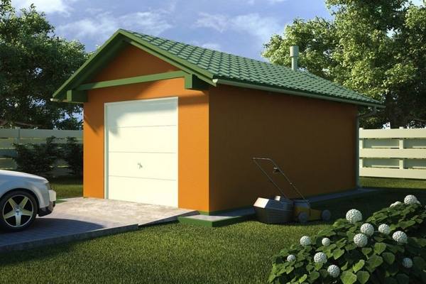 Как построить гараж с двухскатной крышей своими руками: конструкция, обзор  ... - фото
