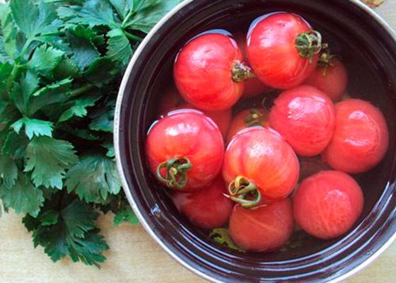 Как можно быстро сделать малосольные помидоры: 6 рецептов - фото